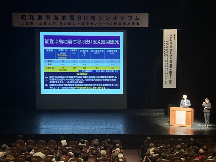 昭和東南海地震８０年シンポジウムの開催結果について